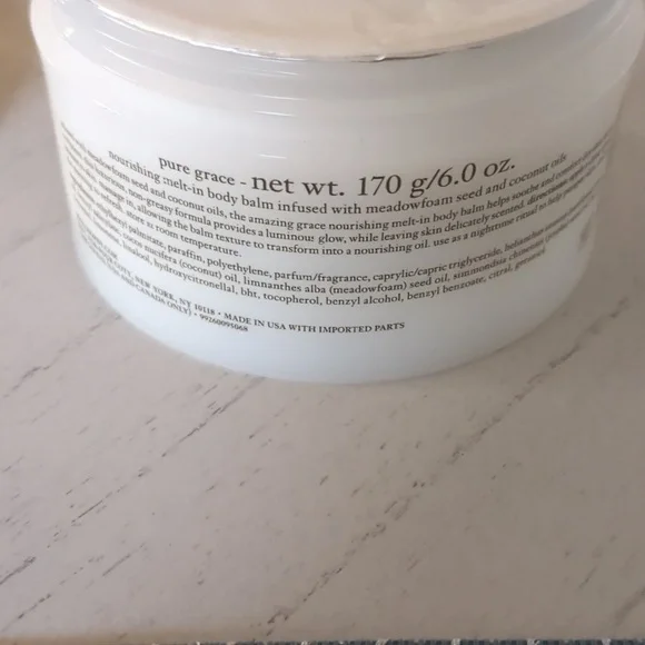 New Philosophy  Pure Grace Nourishing Melt In Body Balm 6.0 oz - Picture 3 of 5